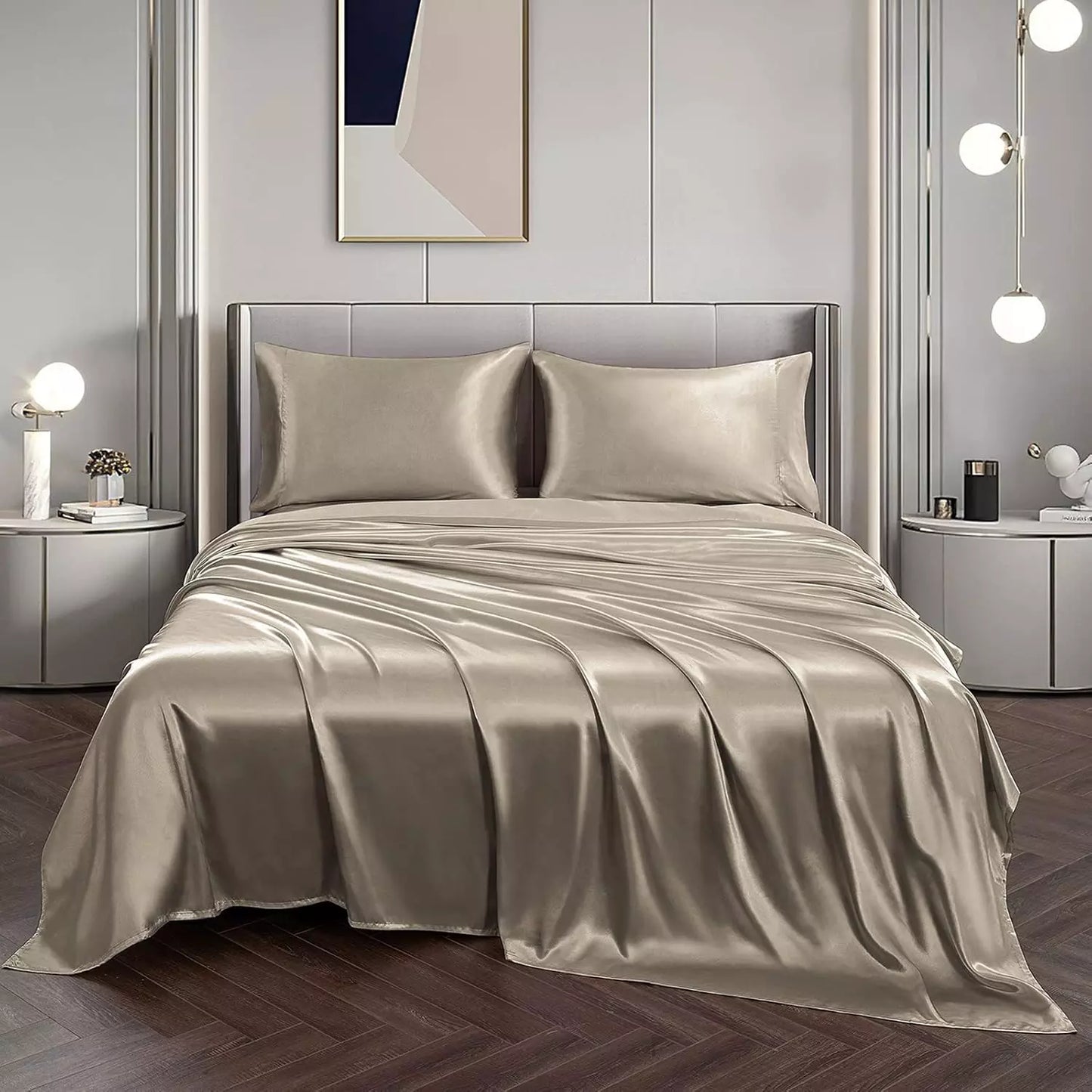 Set complet de lenjerie de pat din mătase Mulberry Silk